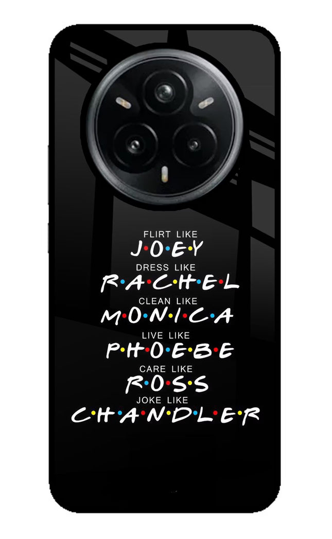 FRIENDS Character Realme 14 Pro Plus 5G Glass Case
