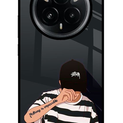 Aesthetic Boy Realme 14 Pro Plus 5G Glass Case