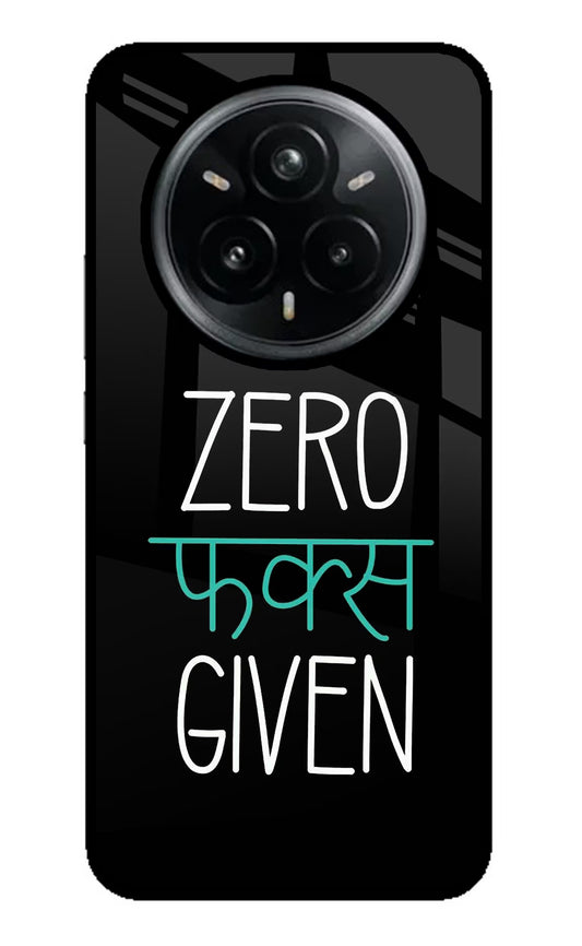 Zero Fucks Given Realme 14 Pro Plus 5G Glass Case