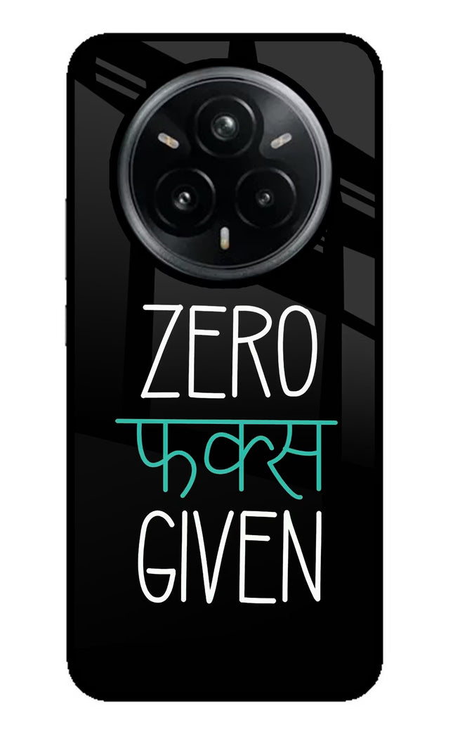 Zero Fucks Given Realme 14 Pro Plus 5G Glass Case
