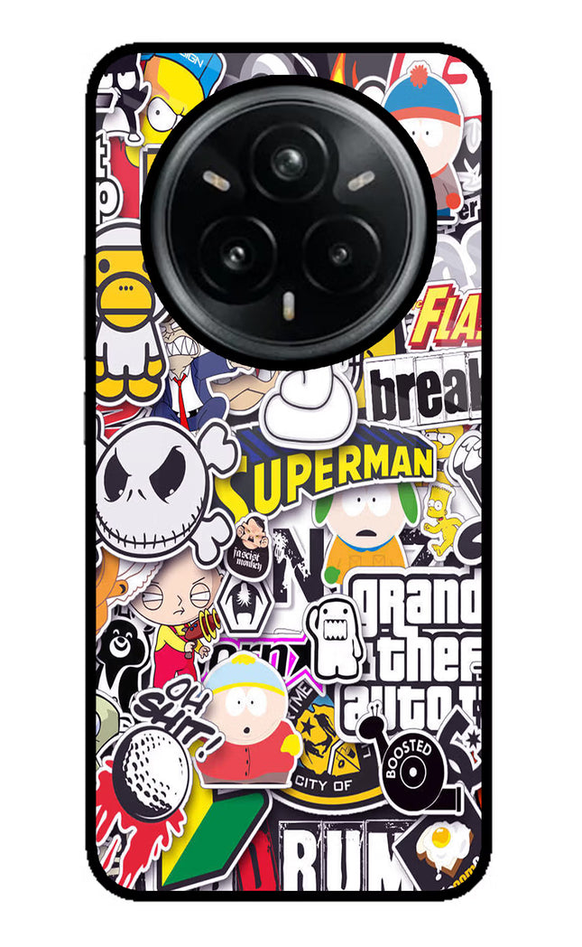Sticker Bomb Realme 14 Pro Plus 5G Glass Case