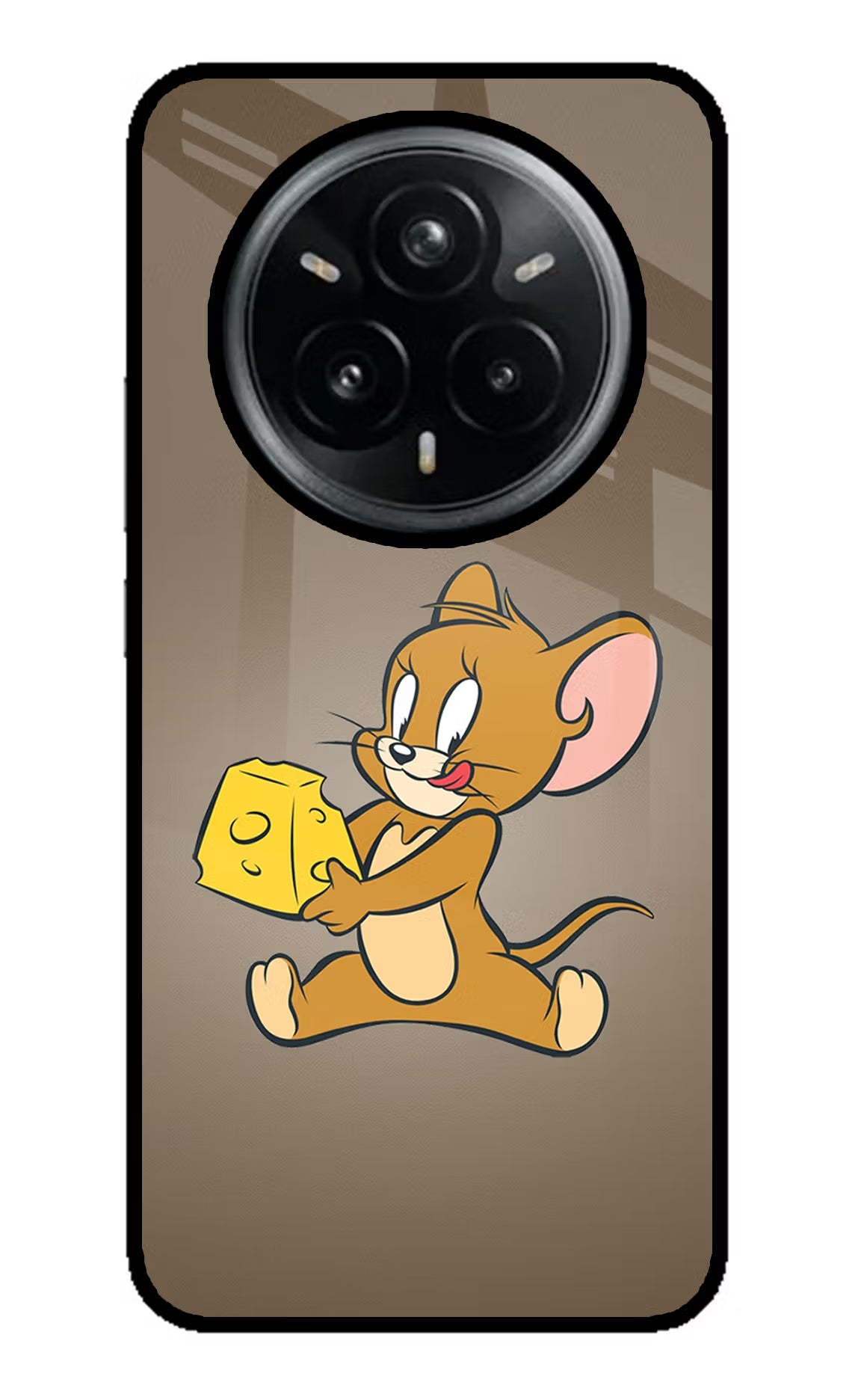 Jerry Realme 14 Pro Plus 5G Glass Case Back Cover by Casekaro