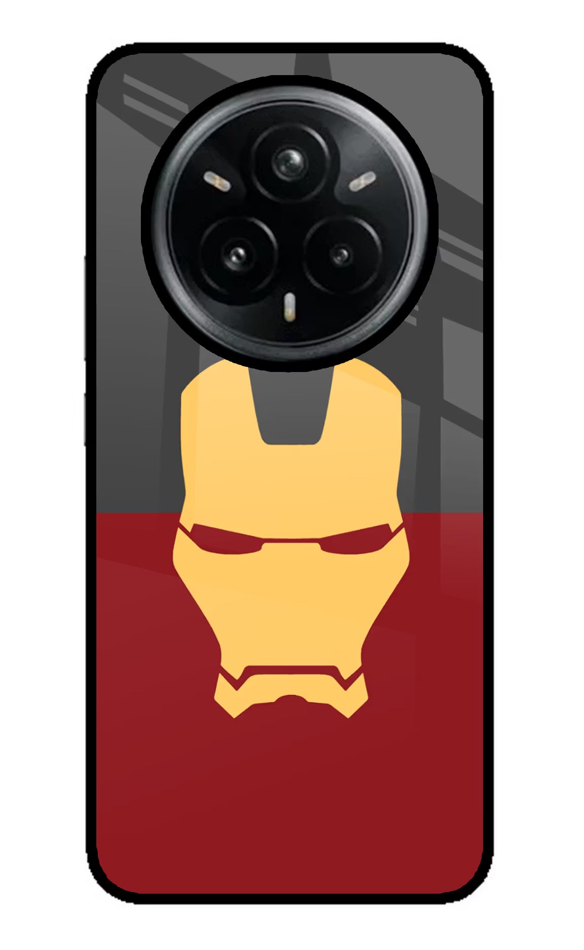 Ironman Realme 14 Pro Plus 5G Glass Case Back Cover by Casekaro