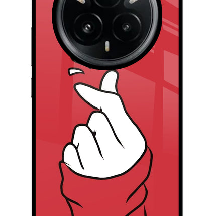 Korean Love Sign Realme 14 Pro Plus 5G Glass Case