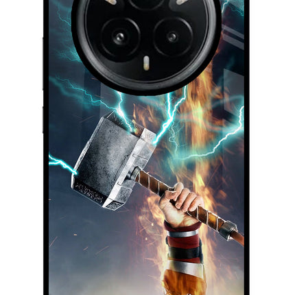 Thor Hammer Mjolnir Realme 14 Pro Plus 5G Glass Case