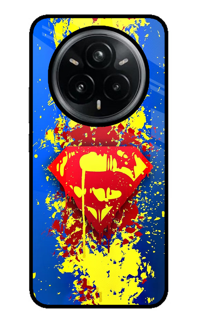 Superman logo Realme 14 Pro Plus 5G Glass Case