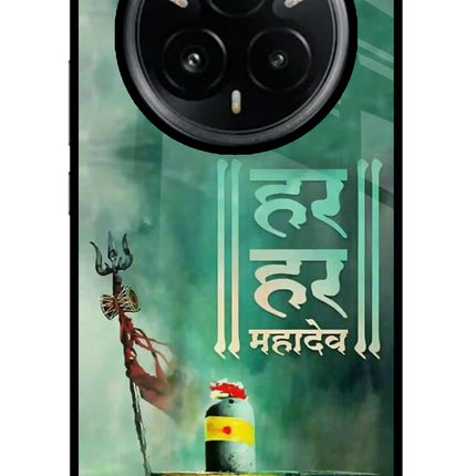 Har Har Mahadev Shivling Realme 14 Pro Plus 5G Glass Case