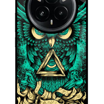 Green Owl Realme 14 Pro Plus 5G Glass Case