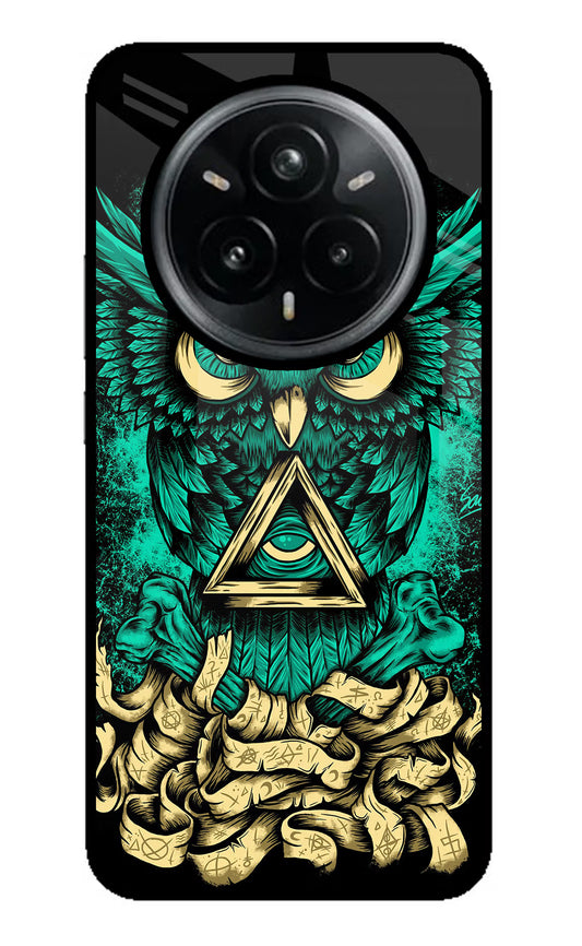 Green Owl Realme 14 Pro Plus 5G Glass Case