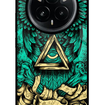 Green Owl Realme 14 Pro Plus 5G Glass Case