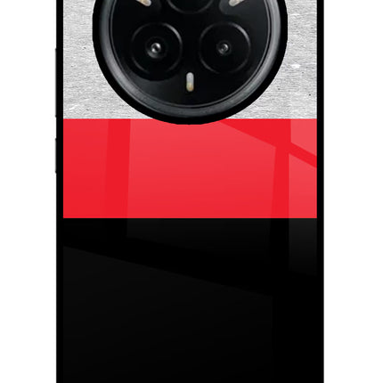 Tri Color Pattern Realme 14 Pro Plus 5G Glass Case