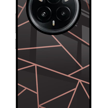 Geometric Pattern Realme 14 Pro Plus 5G Glass Case