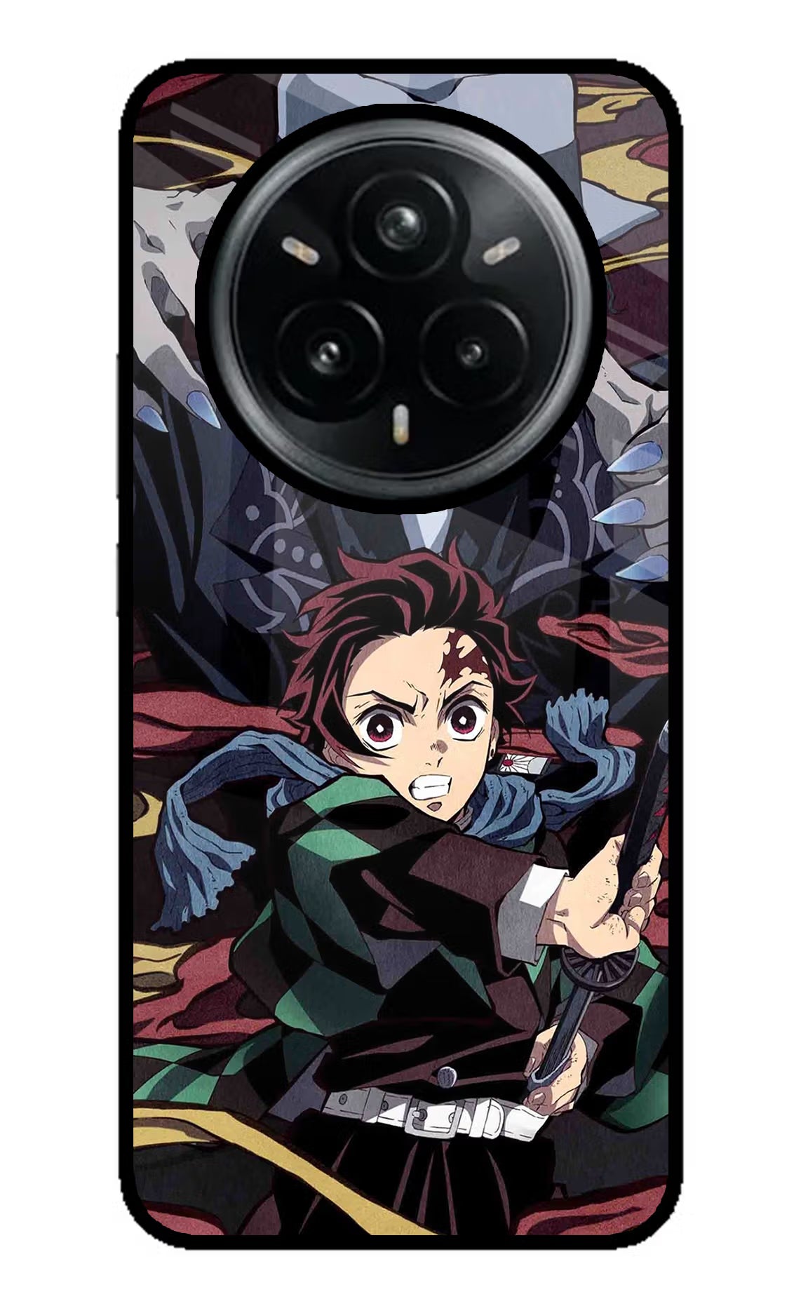 Demon Slayer Realme 14 Pro Plus 5G Glass Case Back Cover by Casekaro