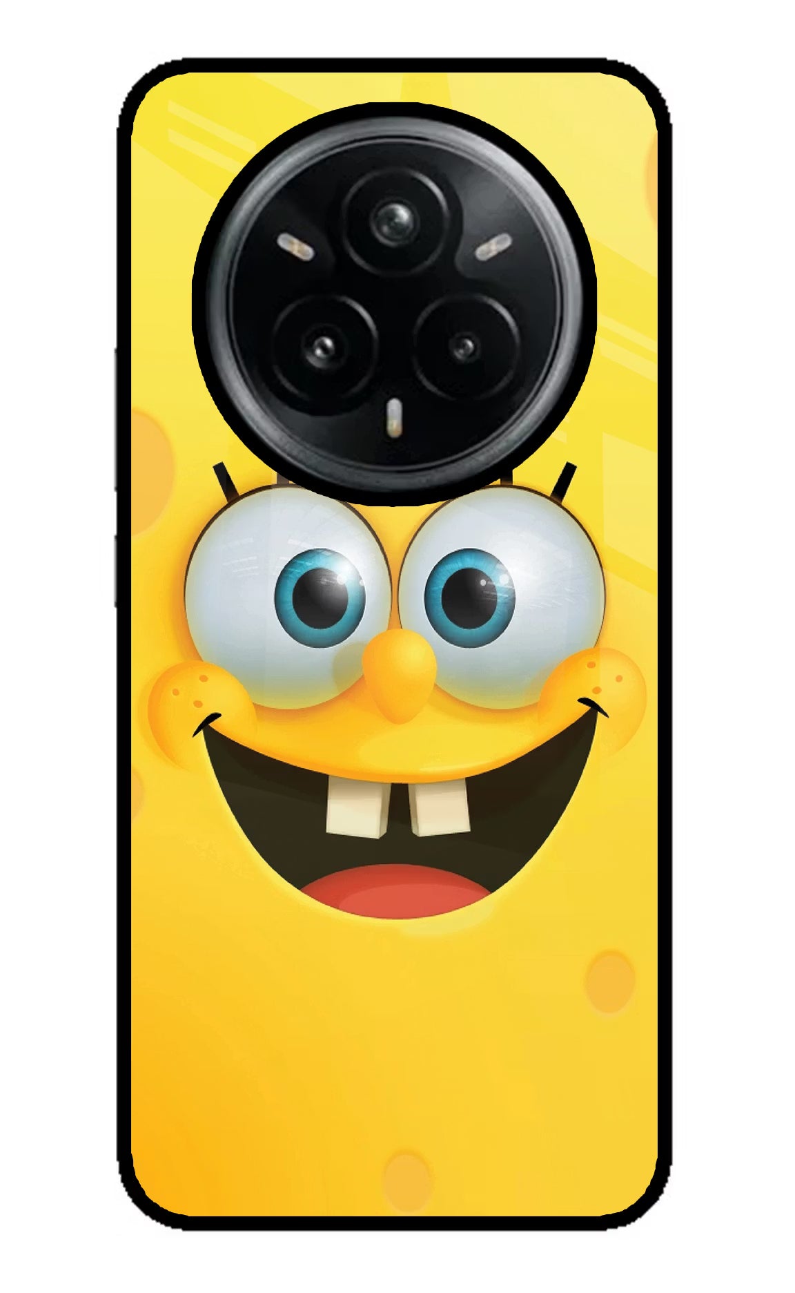 Sponge 1 Realme 14 Pro Plus 5G Glass Case Back Cover by Casekaro