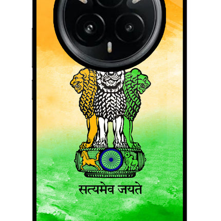 Satyamev Jayate Flag Realme 14 Pro Plus 5G Glass Case