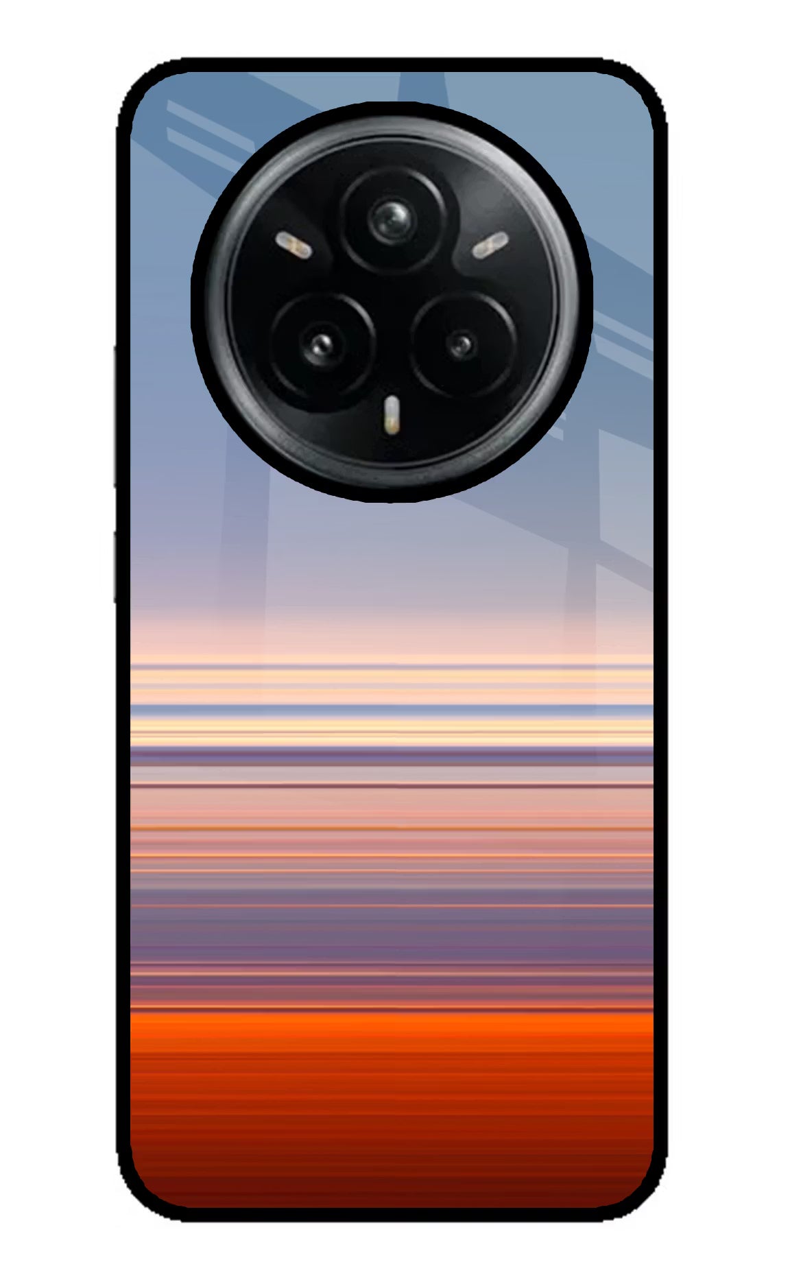 Morning Colors Realme 14 Pro Plus 5G Glass Case Back Cover by Casekaro