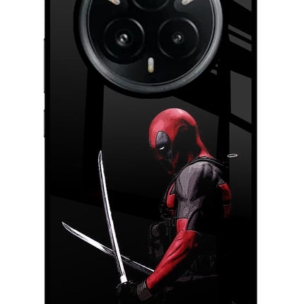Deadpool Realme 14 Pro Plus 5G Glass Case Back Cover by Casekaro