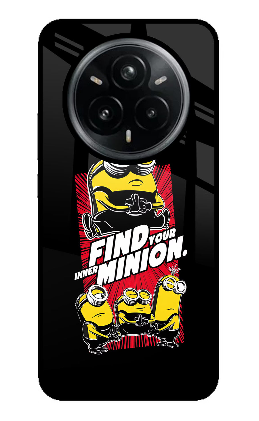 Find your inner Minion Realme 14 Pro Plus 5G Back Cover, Glass case