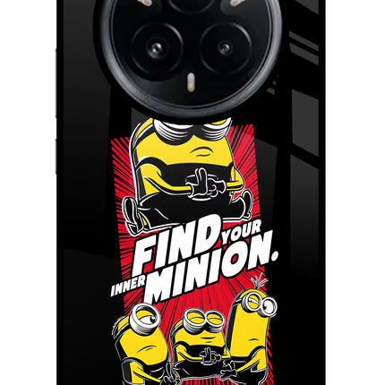 Find your inner Minion Realme 14 Pro Plus 5G Glass Case