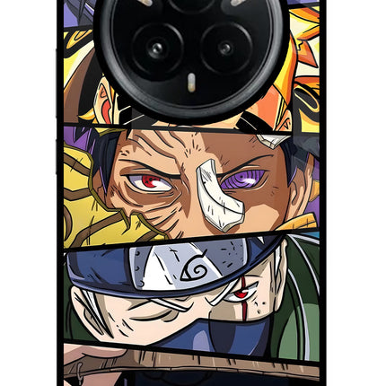 Naruto Character Realme 14 Pro Plus 5G Glass Case Back Cover by Casekaro