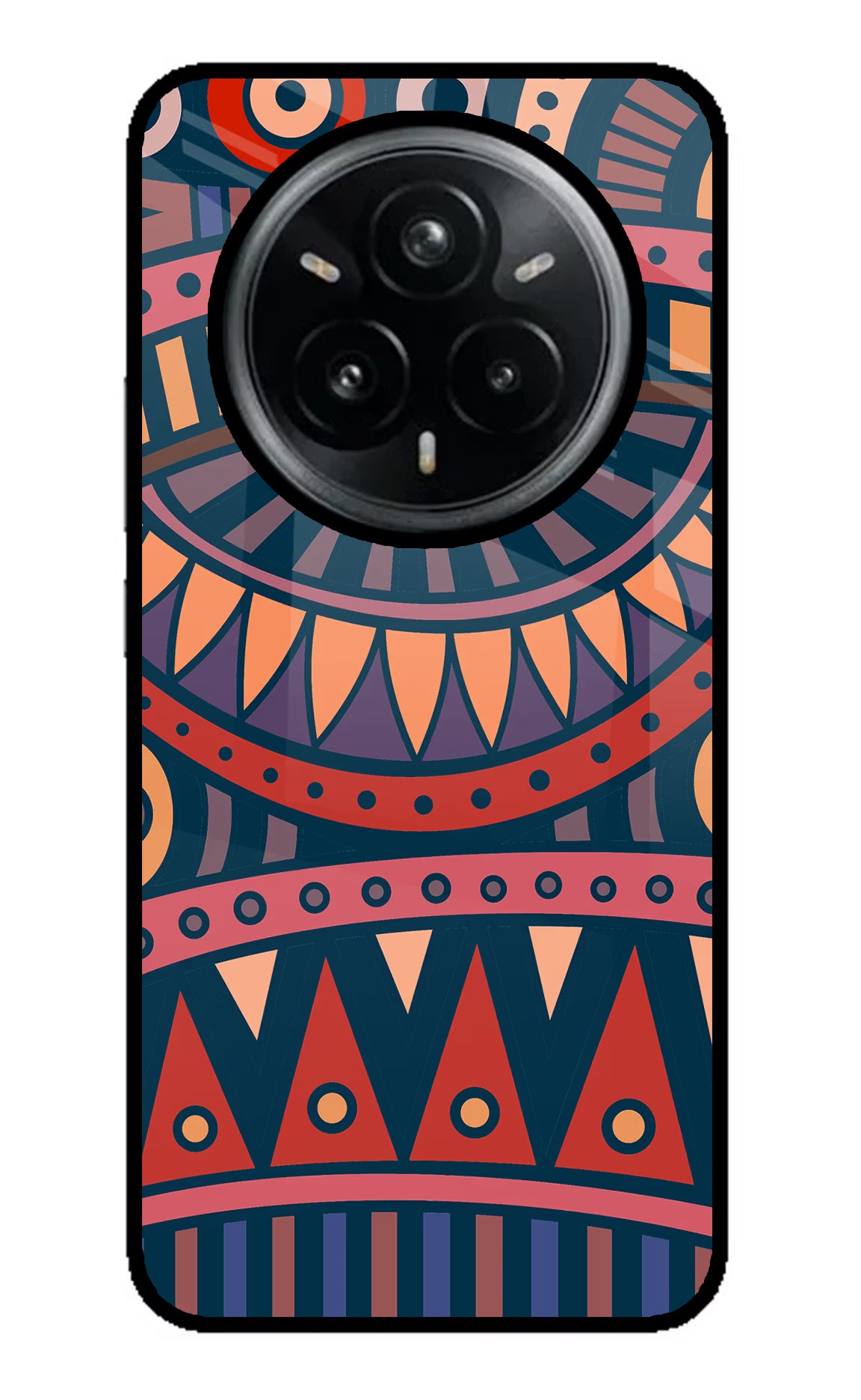 African Culture Design Realme 14 Pro Plus 5G Glass Case Back Cover by Casekaro