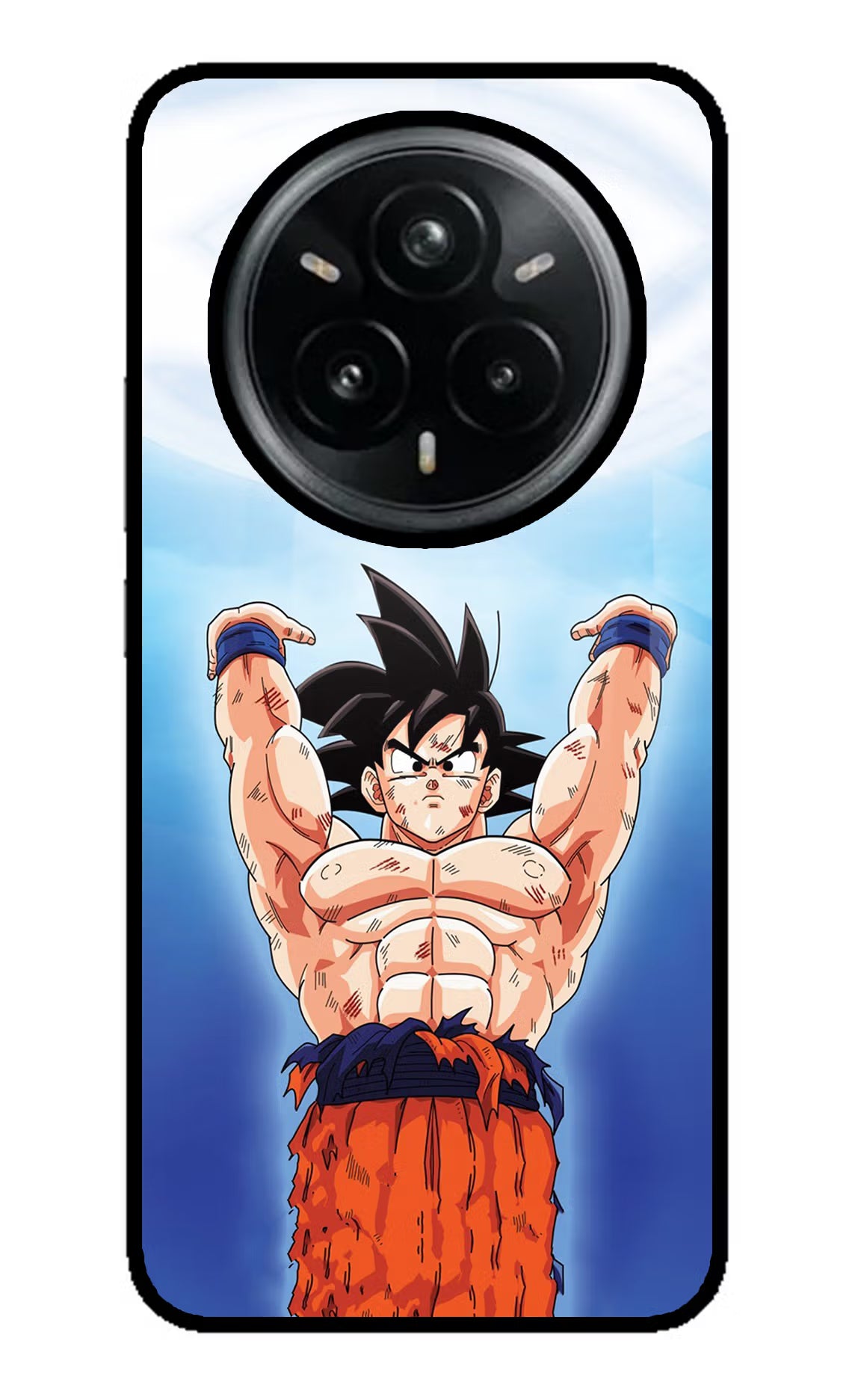 Goku Power Realme 14 Pro Plus 5G Glass Case Back Cover by Casekaro