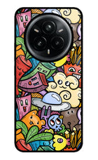 Veggie Doodle Realme 14 Pro Plus 5G Glass Case