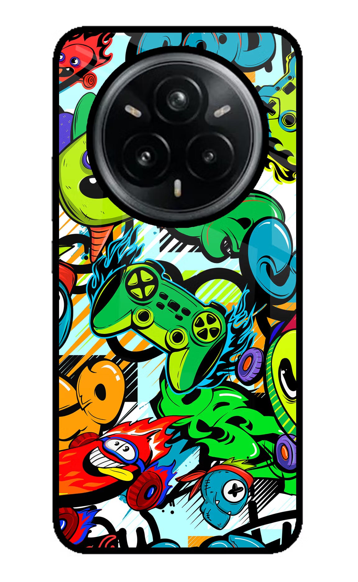 Game Doodle Realme 14 Pro Plus 5G Glass Case