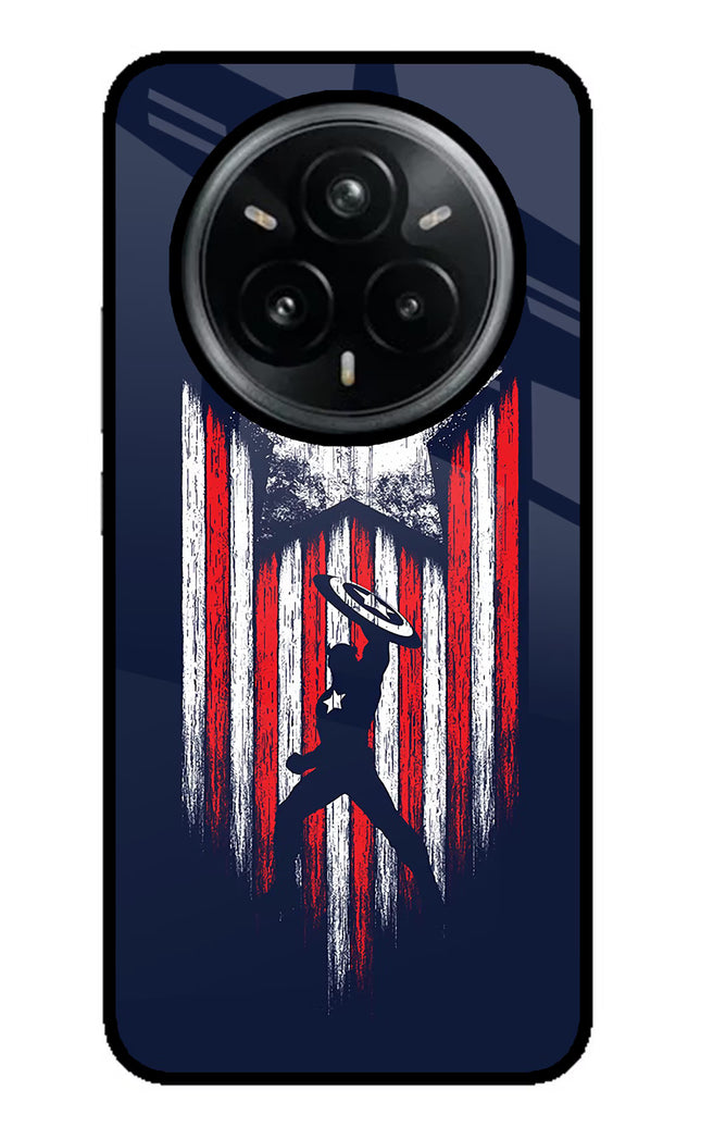 Captain America Marvel Art Realme 14 Pro Plus 5G Glass Case