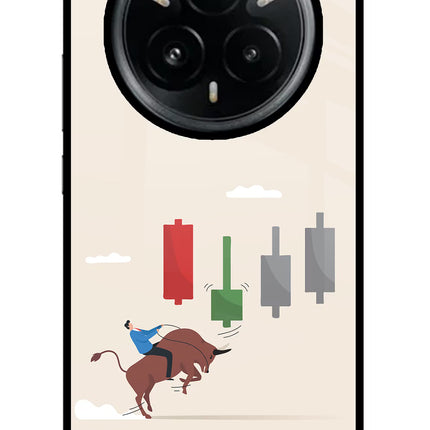 Bull Trading Momentum Realme 14 Pro Plus 5G Glass Case