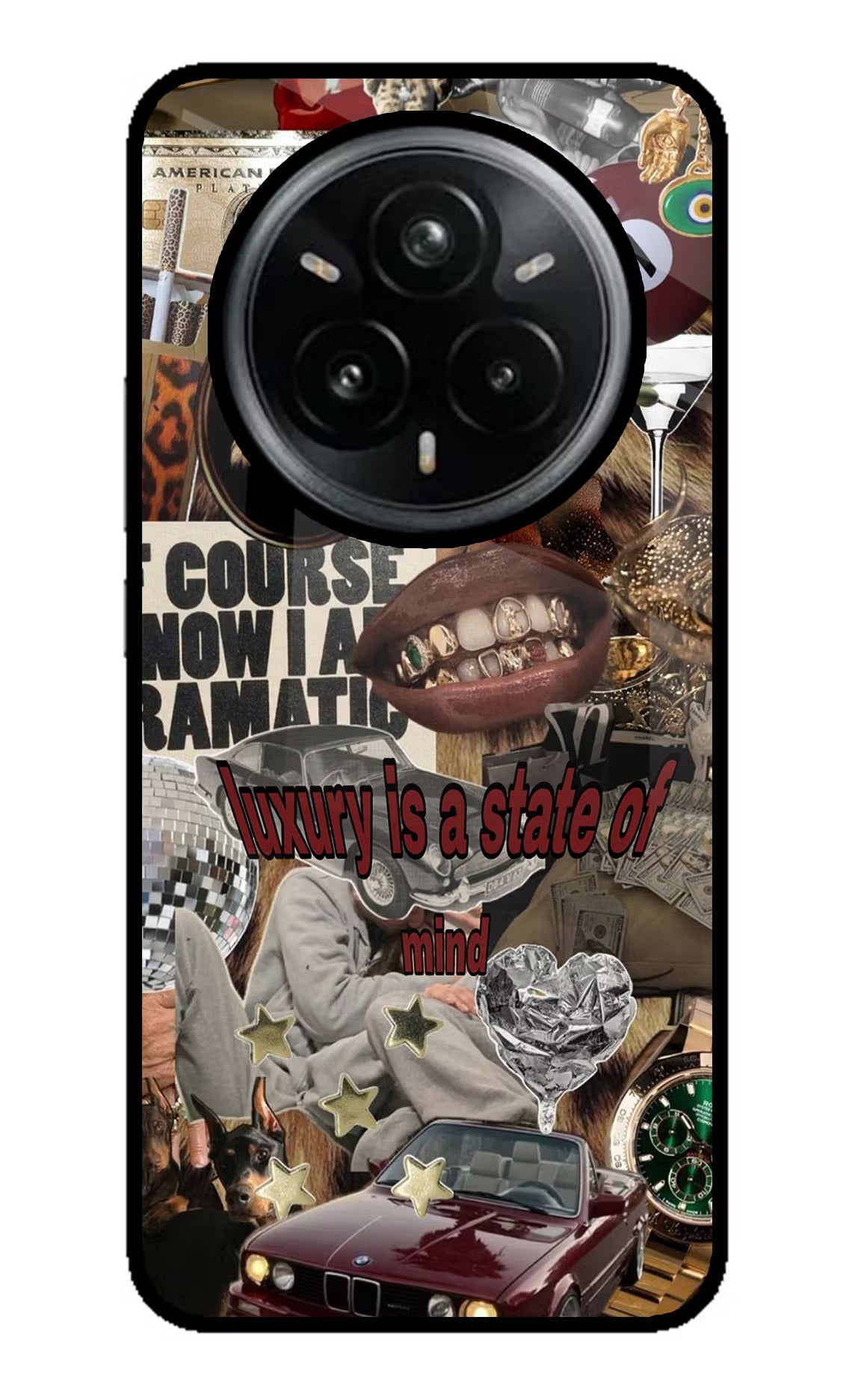 Luxury Realme 14 Pro Plus 5G Glass Case Back Cover by Casekaro