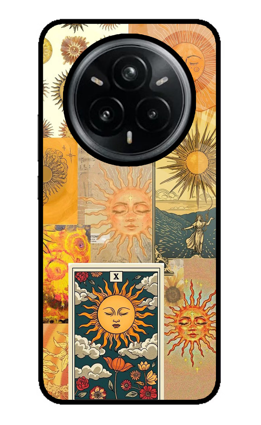 Sun Realme 14 Pro Plus 5G Back Cover, Glass case