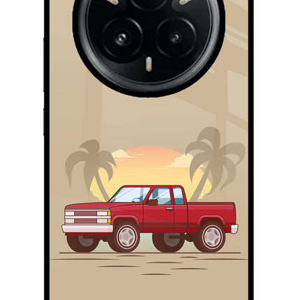 Desert Classic Drive Realme 14 Pro Plus 5G Glass Case
