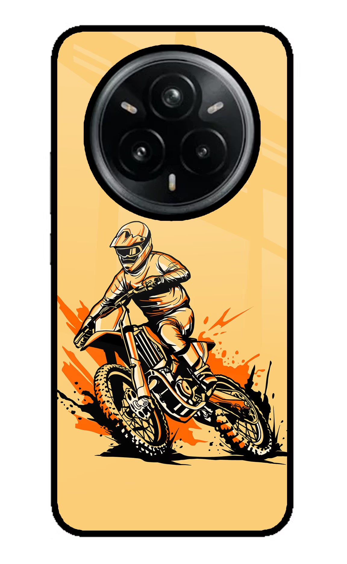 Off-Road Fury Realme 14 Pro Plus 5G Glass Case Back Cover by Casekaro