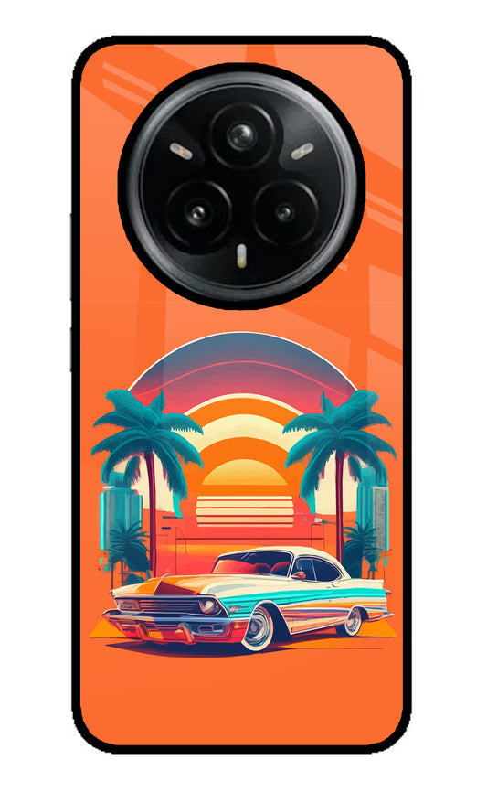 Palm Drive 80s Realme 14 Pro Plus 5G Glass Case