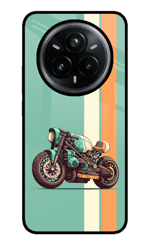 Striped Moto Drift Realme 14 Pro Plus 5G Glass Case