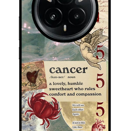 Cancer Zodiac Realme 14 Pro Plus 5G Glass Case