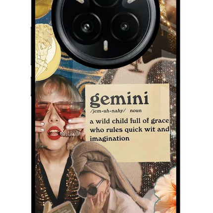 Gemini Zodiac Realme 14 Pro Plus 5G Glass Case