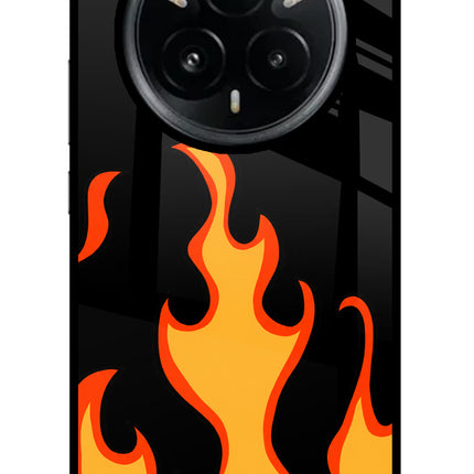 Fired Up – Black Realme 14 Pro Plus 5G Glass Case