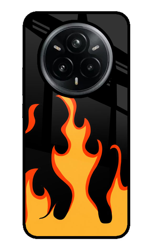 Fired Up – Black Realme 14 Pro Plus 5G Glass Case