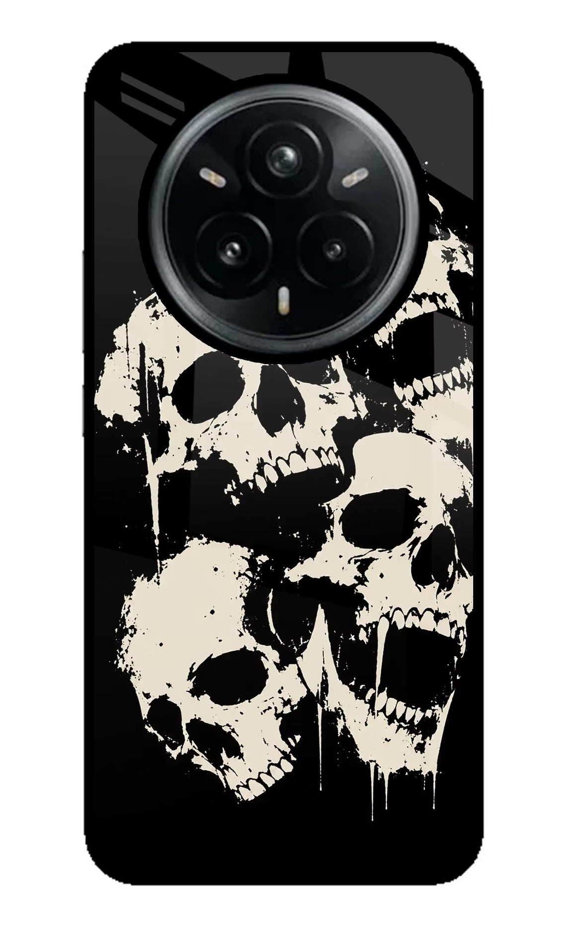 Dead Stack Realme 14 Pro Plus 5G Glass Case Back Cover by Casekaro