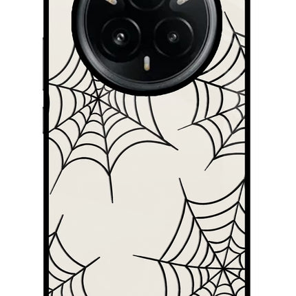 Spider Web Realme 14 Pro Plus 5G Glass Case