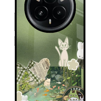 Aesthetic anime Realme 14 Pro Plus 5G Glass Case