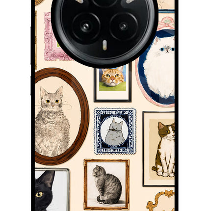 Mirror Cats Realme 14 Pro Plus 5G Glass Case