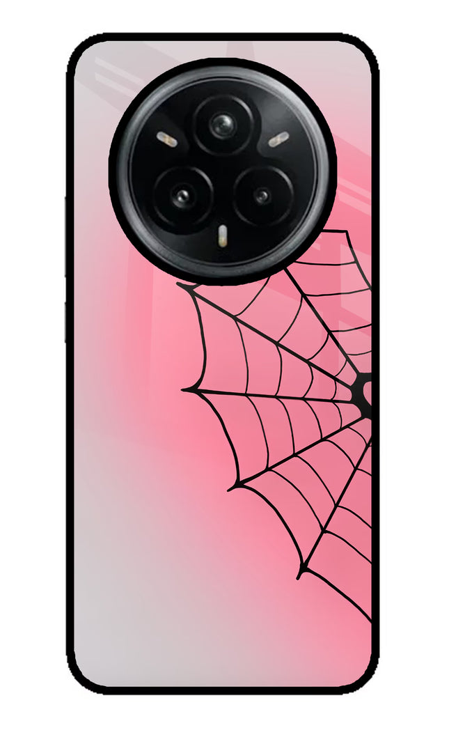 Pink Web Realme 14 Pro Plus 5G Glass Case