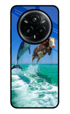 Dolphin vs Cow Realme 14 Pro Plus 5G Glass Case