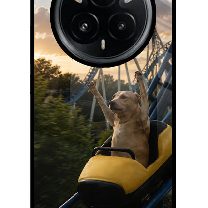Rollercoaster Dog Realme 14 Pro Plus 5G Glass Case
