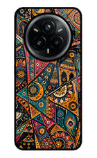Folk Print Realme 14 Pro Plus 5G Glass Case