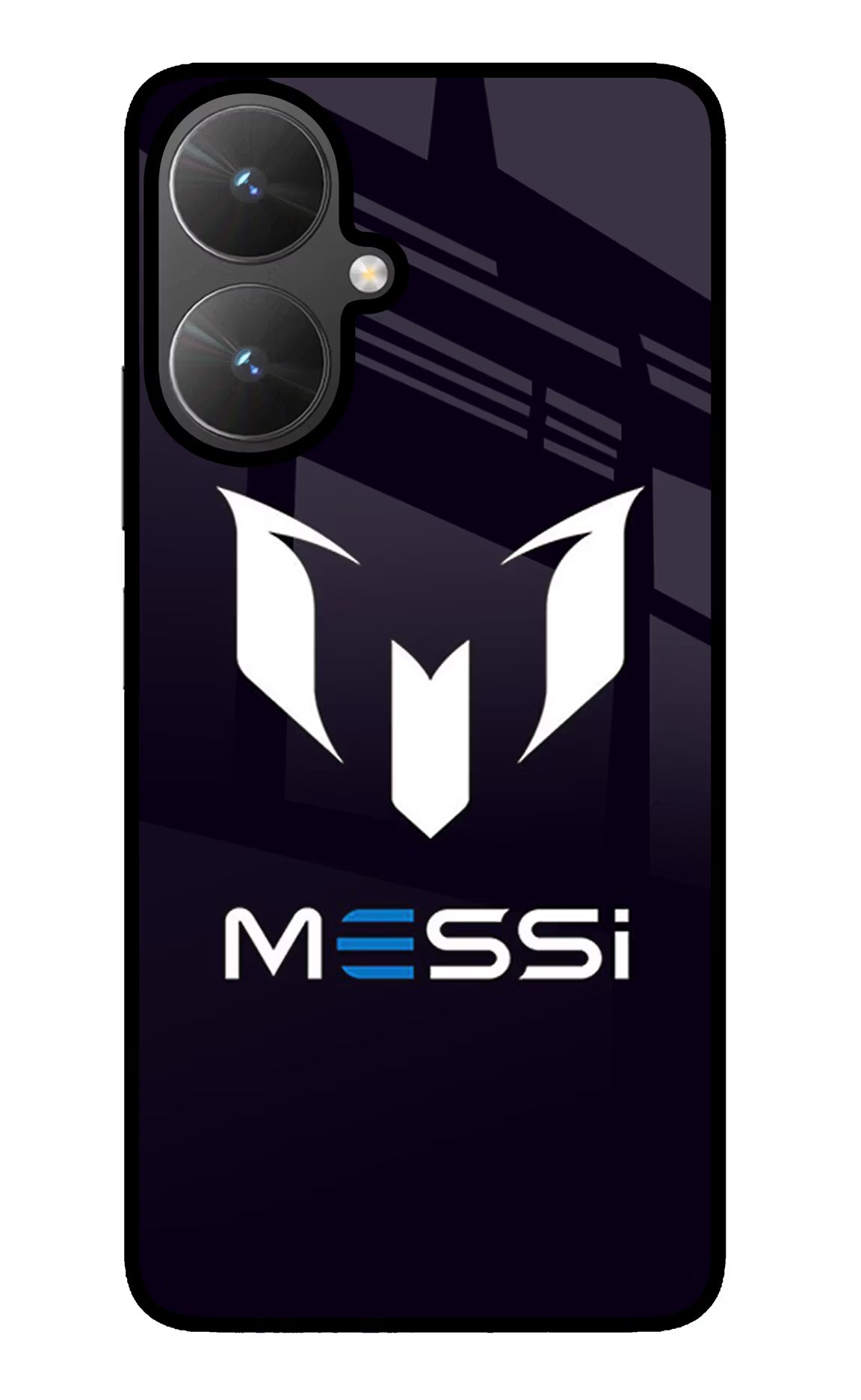 Messi Logo Poco M6 5G Glass Case