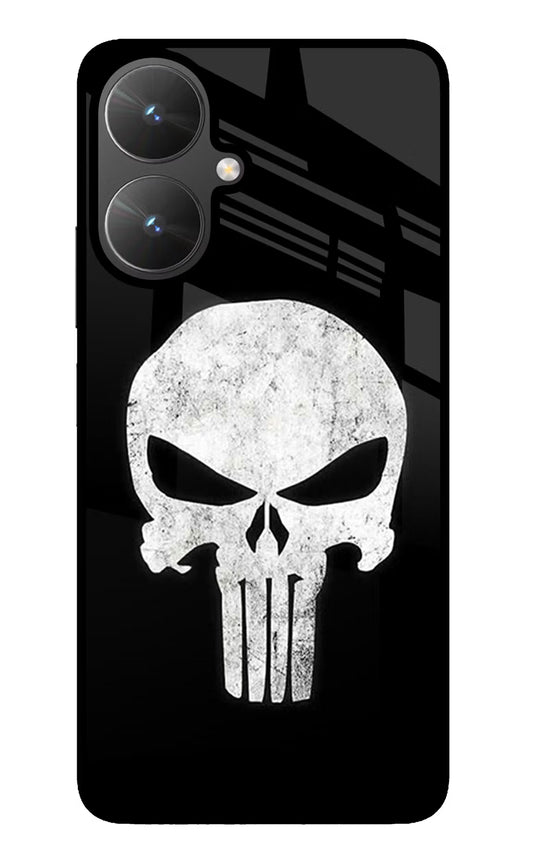Punisher Skull Poco M6 5G Glass Case